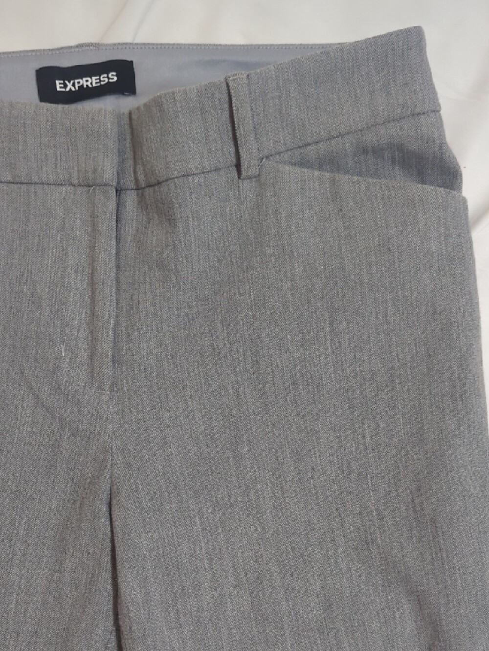 Express Skinny Mid Rise Stretch+, Color Gray Size 4 - Picture 3 of 13
